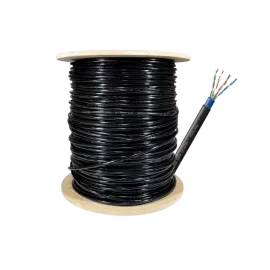 300 Metros Cabo De Rede Utp Cat 5e 4px24 Awg Externo