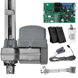 Kit Motor Basculante Ppa 1/3 Bv Potenza 350Kg 220v Acionamento 2 Metros