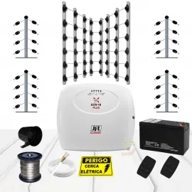 Kit Cerca El�trica Jfl Ecr 18 60 Metros Big Haste 23x12 1 Mt