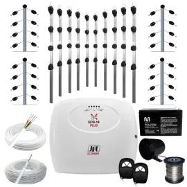 Kit Cerca El�trica Jfl Ecr 18 120 Metros Big Haste 80cm 4 Isoladores