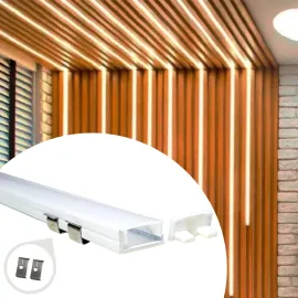 Perfil Suporte De Fita Led Slim De Sobrepor 1 Metro Branco