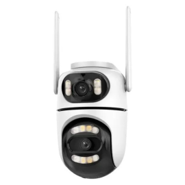 Mini Speed Dome Smart Wi-fi Ip Lente Dupla 6mp Q2 Hb Tech