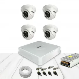 Kit Dvr 4 Canais Citrox Multi Hd 5 Mega Dome