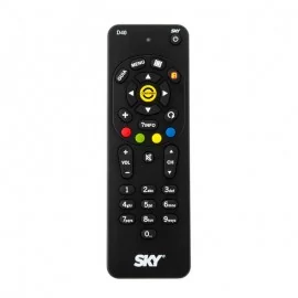 Controle Para Receptor Tv Sky Hd Plus E Hd Digital Original Preto