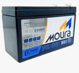 Bateria Selada Estacionria Moura 12v 4ah Para Alarmes