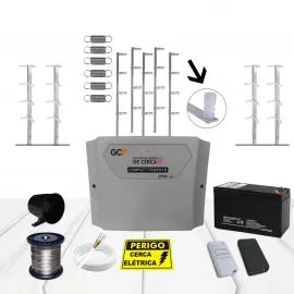 Kit Cerca El�trica Gcp Compact Power 90 Metros Chata 75 Cm