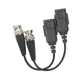 Balun De V�deo 4k Tecnologia Push Hdcvi/hdtvi/ahd, Pal/ntsc Preto