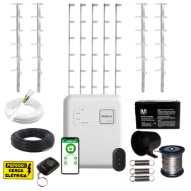 Kit Cerca El�trica Elc 6012 Net 120 Metros Haste Estrela 1mt