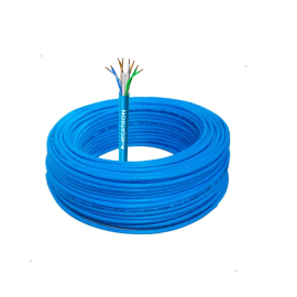 10 Metros Cabo De Rede Megatron Cat.6 U/utp Azul 4px23awg