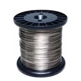 Fio de A�o inox Para Cerca Eletrica 0,45mm 500 grs