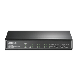 Switch Tp-Link 9 Portas (8 Portas PoE+) 10/100 TL-SF1009P