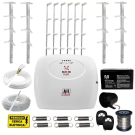 Kit Cerca El�trica Jfl Ecr 18i 60 Metros Haste Estrela 75 Cm