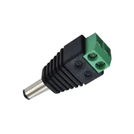 10 Conector P4 Macho Borne Alimenta�ao Cameras Cftv