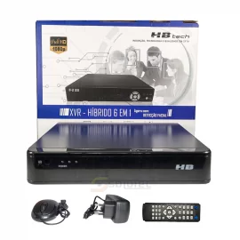 DVR 8 Canais HB Tech Full HD 4 Mega Deteco Facial 6 em 1 HB-6308
