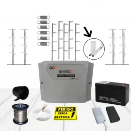 Kit Cerca El�trica Gcp Compact Power 120 Metros Haste M 75 Cm