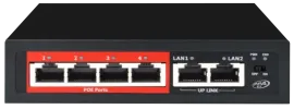 Switch 4 Portas Poe 10/100mbps + 2 Uplink Gpsp-0420 Ppa