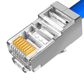 Conector Rj45 Cabo De Rede Cat6 Blindado - 10un