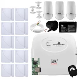 Kit Alarme JFL - Smart Cloud 18 com 13 sensores