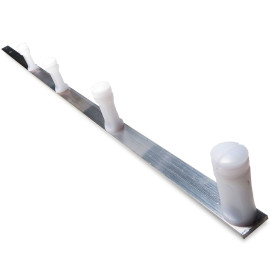 Haste Alum�nio barra chata 75 CM 4 Isoladores com 10 unidades