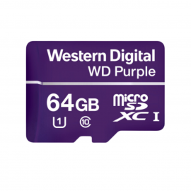 Carto Micro Sd 64gb 32TBW Wd Purple Intelbras