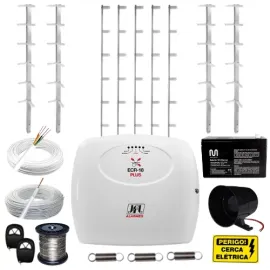 Kit Cerca El�trica JFL ECR 18 40 Metros Haste Estrela 1 metro