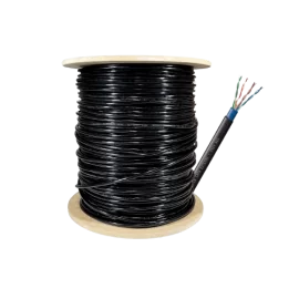 300 Metros Cabo De Rede Utp Cat 5e 4px24 Awg Externo