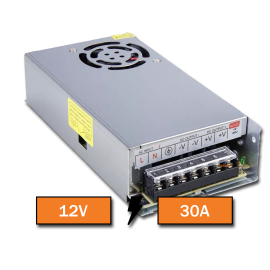 Fonte Chaveada Estabilizada 12v 30 Amperes Ideal Para Cftv