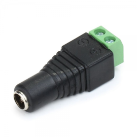 Conector P4 Femea Borne Fc Alimenta��o C�meras Cftv