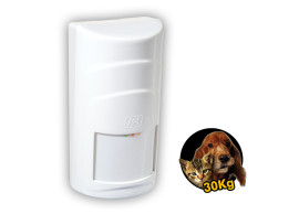 Sensor Infravermelho Dual Tec 550 Microondas e PIR semiaberto com fio 