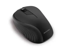 Mouse Sem Fio Wave Conex�o Usb 1200dpi 3 Bot�es Ergon�mico Preto - MO212