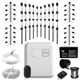 Kit Cerca El�trica Intelbras 60 Metros Big Haste 80cm 4 Isoladores
