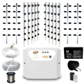 Kit Cerca El�trica Ppa 120 Metros Big Haste Meia Lua 1 Metro 