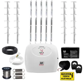 Kit Cerca El�trica Jfl Ecr 18 120 Metros Haste Chata 1 Metro