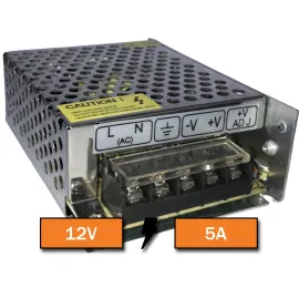 Fonte 12v 5 AMP  Cftv PARA C�MERAS 