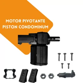 Motor Pivotante Piston Condominium Inox (Mega)