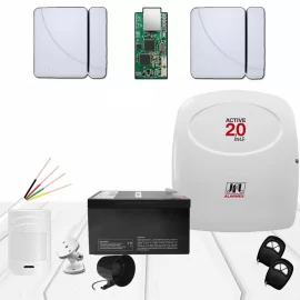Kit Alarme Active 20 Bus Jfl 3 Sensores S/ Fio App Celular