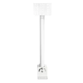 Suporte Para Sensor Barreira Infra Ativo 1 Metro Branco