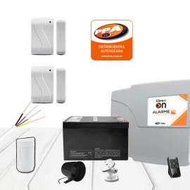 Kit Alarme Citrox C36 Smart Ppa Sem Fio Com 3 Sensores