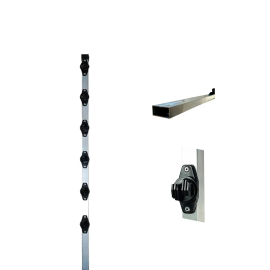 Big Haste P/ Cerca El�trica 23x12 1mt C/ 6 Isol. W Parafuso Alum�nio