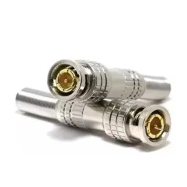 CONECTOR BNC MACHO COM MOLA GOLD