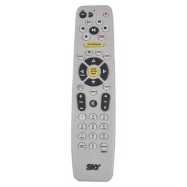 Controle Para Receptor Tv Sky Hd Plus E Hd Digital Original Branco