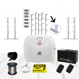 Kit Cerca El�trica Jfl Ecr 18i 60 Metros Haste Chata 75 Cm