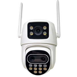 Mini Speed Dome Dupla Ip Varifocal Wi-fi 6 Mega Hb Tech P9