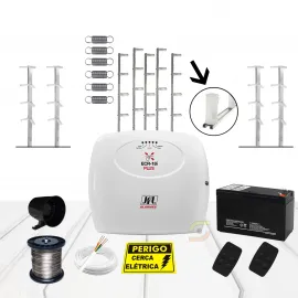Kit Cerca El�trica JFL ECR 18i 40 Metros Haste Tipo M 75 Cm