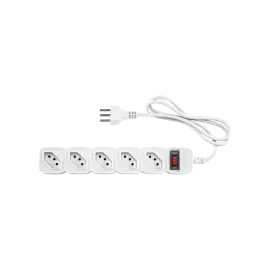 Filtro De Linha Protetor 5 Tomadas Epe 205 Branco Intelbras