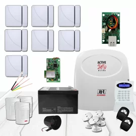 Kit Alarme sem Fio active 20 ultra JFL 10 sensores e aplicativo celular