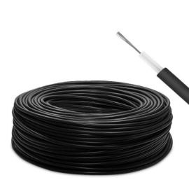 10 Metros Cabo Alta Tens�o 5mm 1x22 Awg Para Cerca El�trica
